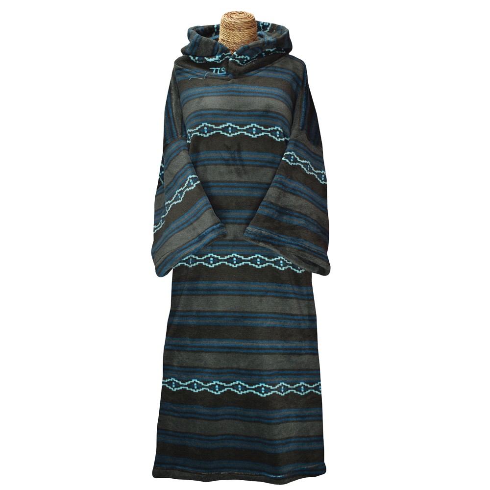 TLS PONCHO MICROFIBRE BOHEMIAN STRIPE