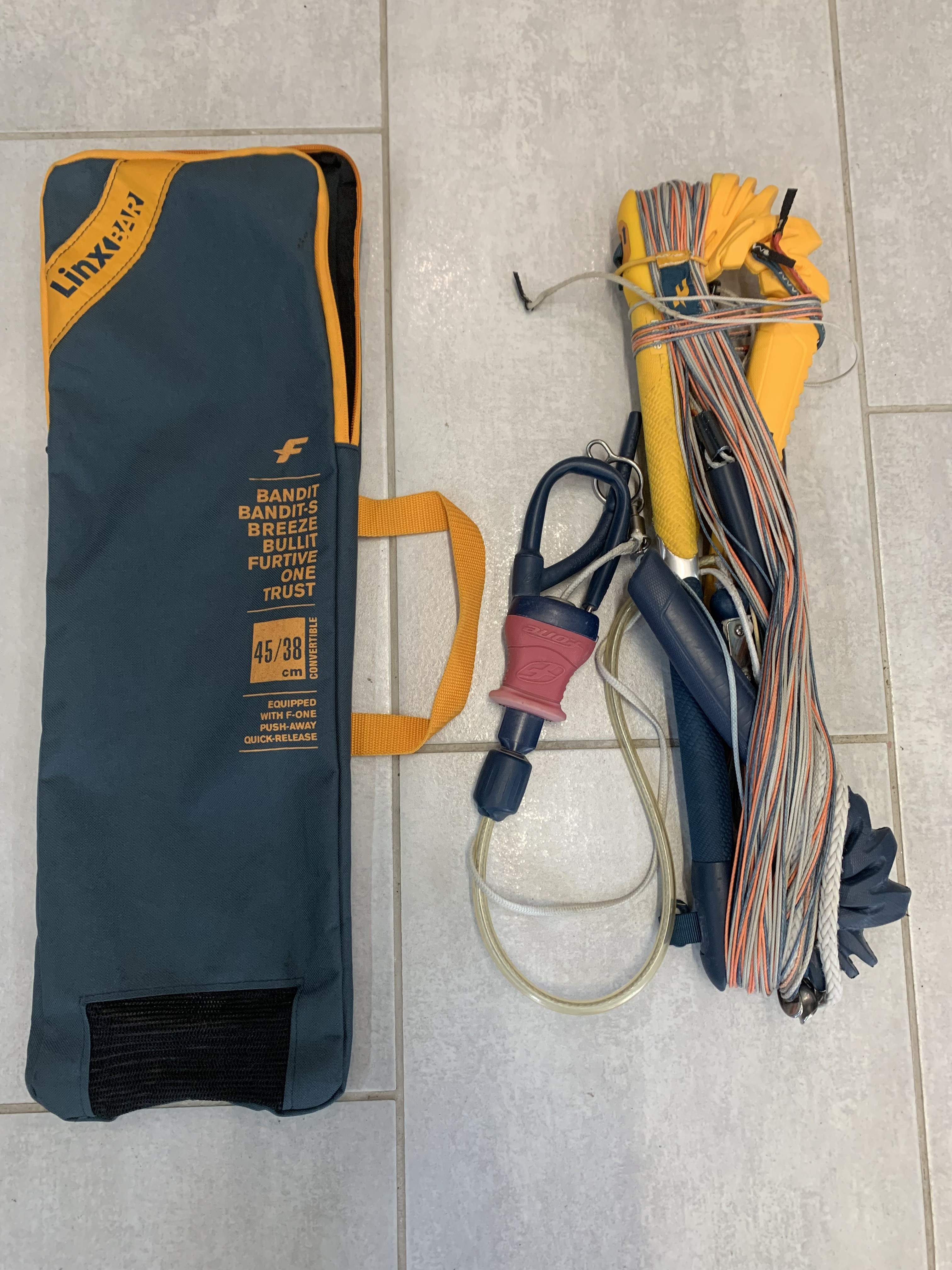 F-ONE LINX BARRE  45/38cm 2021  (OCC-TBE)