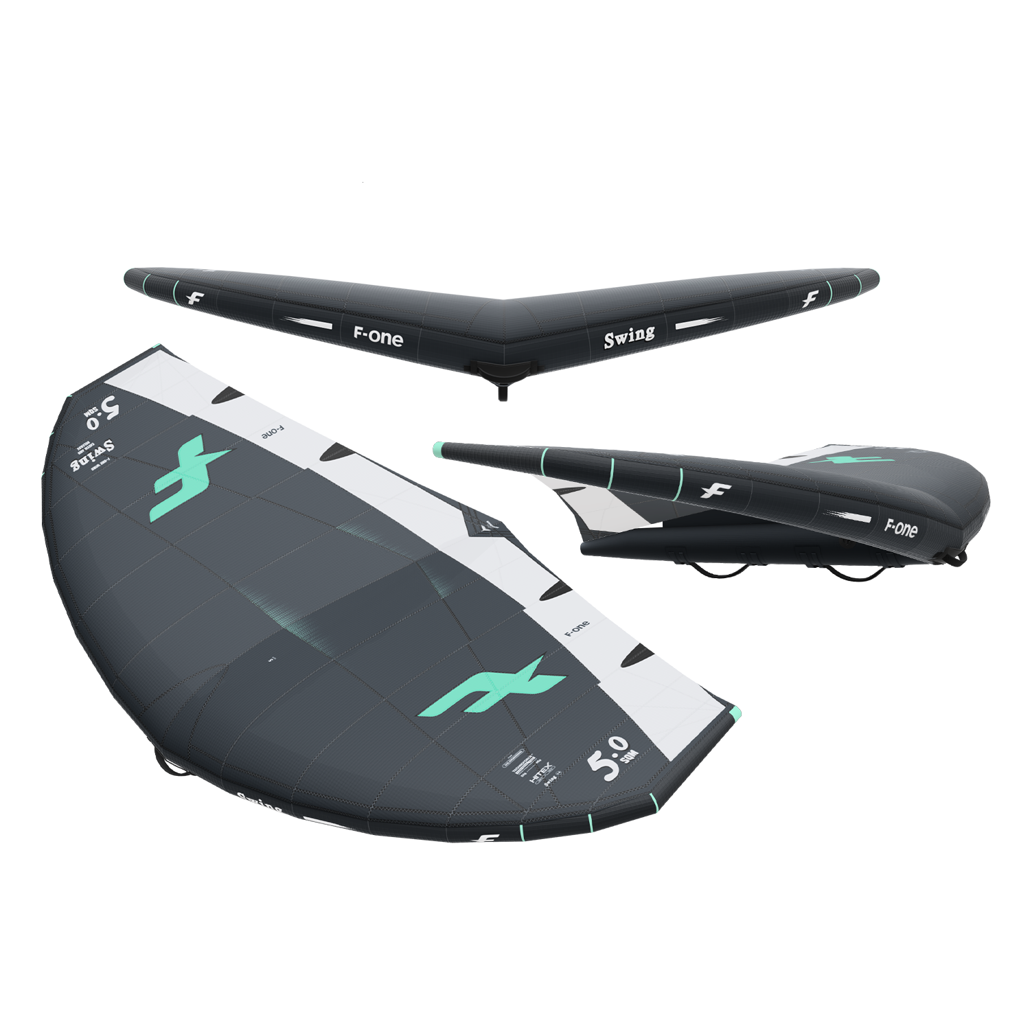 F.ONE SWING V4 ONYX/MINT 2024