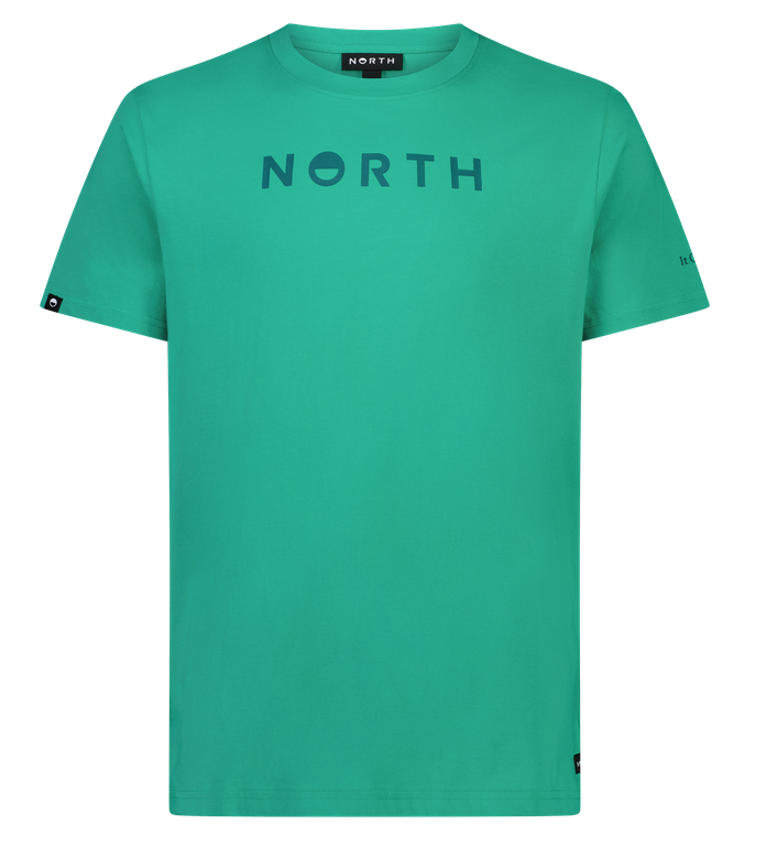 NORTH BRAND TEE VERT