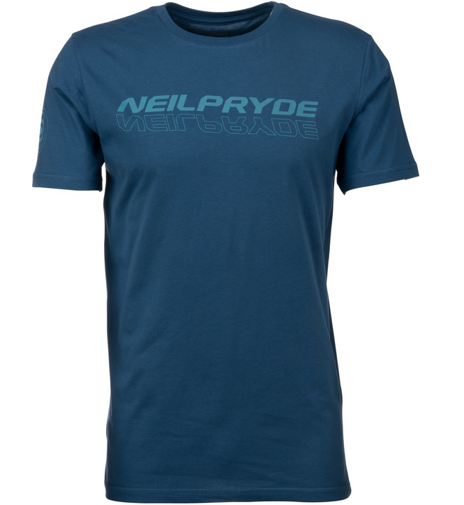 NEILPRYDE MEN'S T-SHIRT PACIFIC BLUE