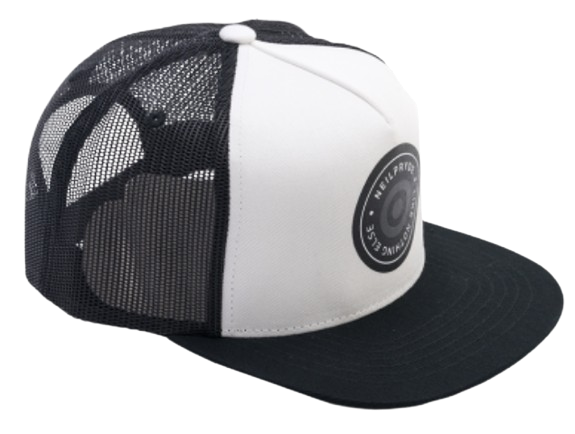 NEILPRYDE TRUCKER CAP WHITE / BLACK